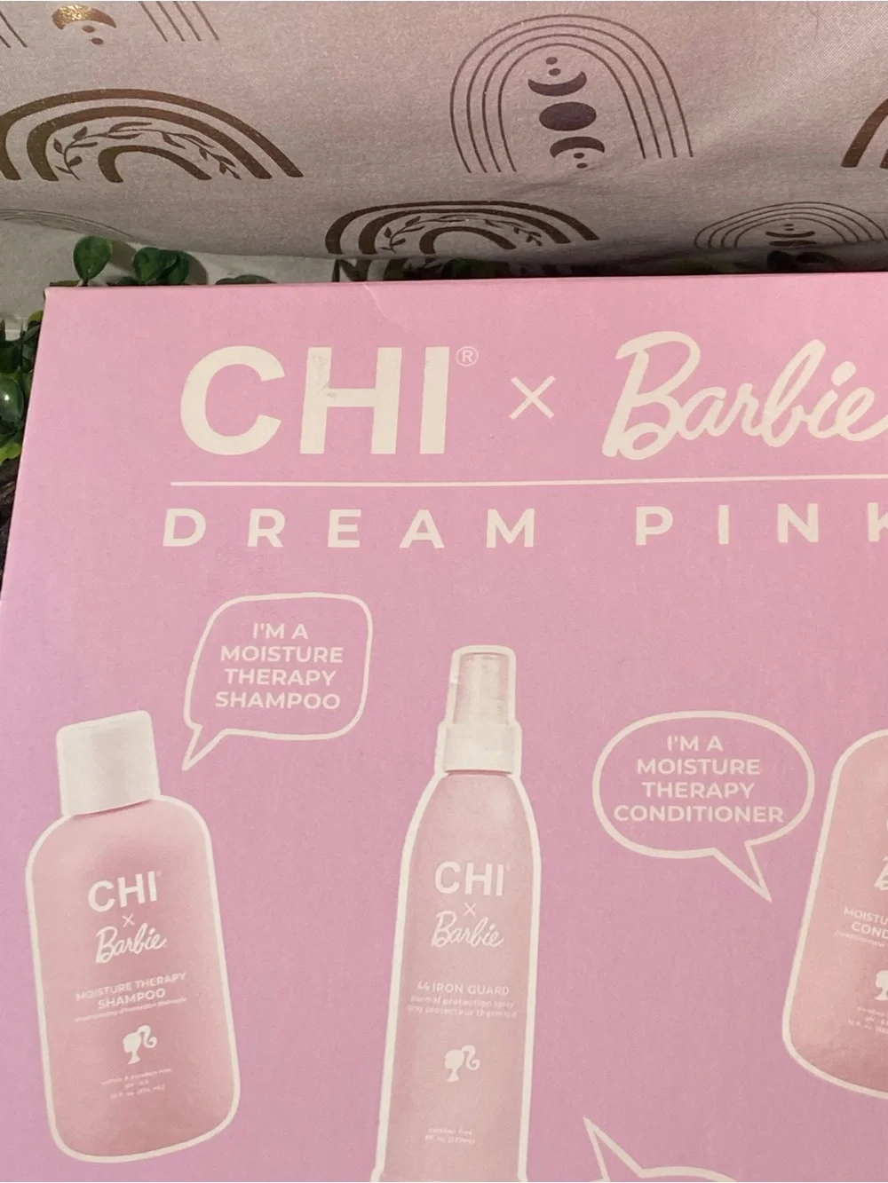 CHI x Barbie Dream Pink Moisture Therapy Set - Pink